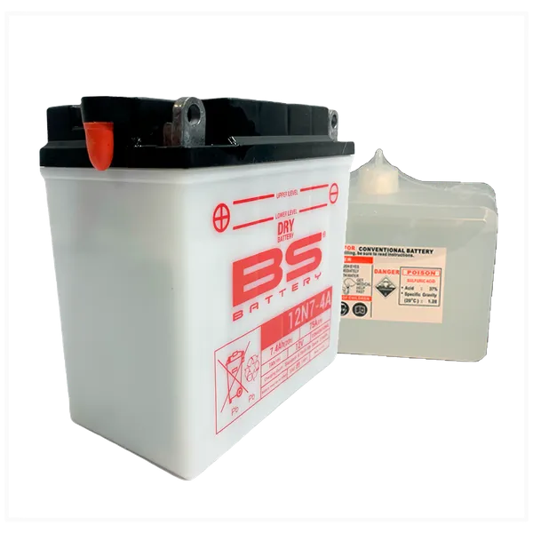 Batería para Moto BS DRY 12N7-4A GN125